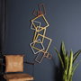 Wallity APT753LAGB Accesorio Decorativo de Pared de Metal en Oro, Plata y Cobre